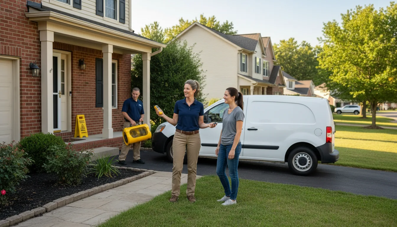 Residential water damage restoration in Clay Springs, AZ